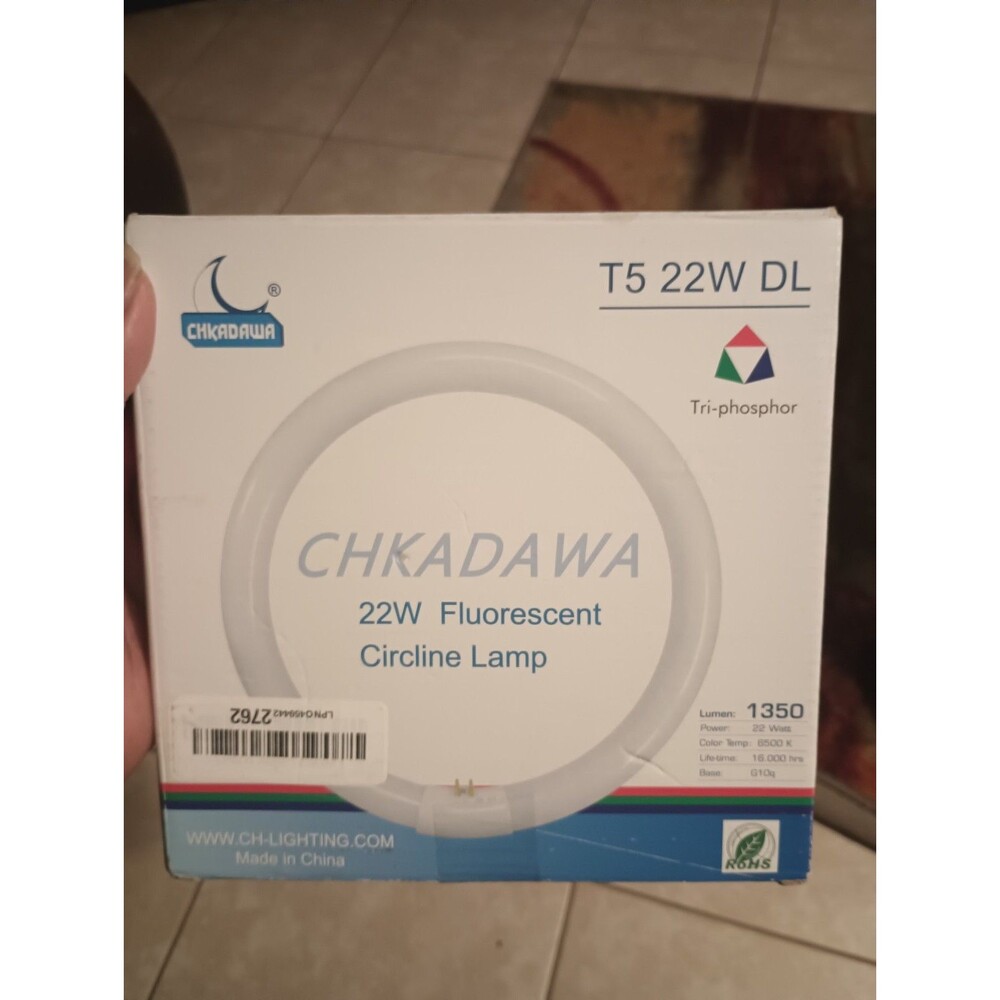CHKADAWA FLUORESCENT CIRCLINE LAMP 22WATT 2 PACK FC8T9 22W/DL